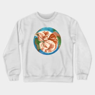 CAT PLANET Crewneck Sweatshirt